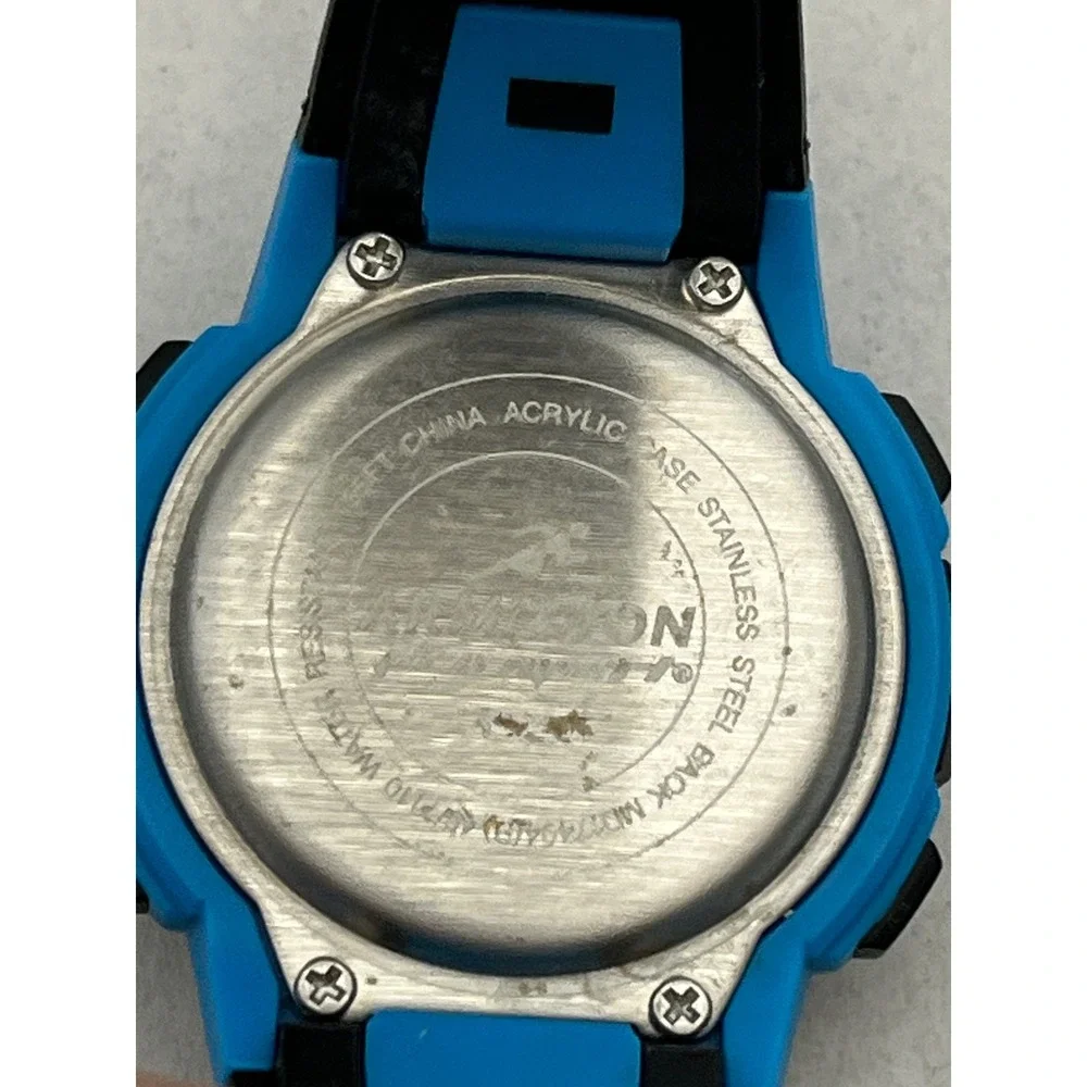 Armitron Sport Digital Watch Blue Black‎ 165FT Water Resistant 40/8445